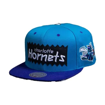 Mitchell Ness Charlotte Hornets STA3 Wool Snapback Cap