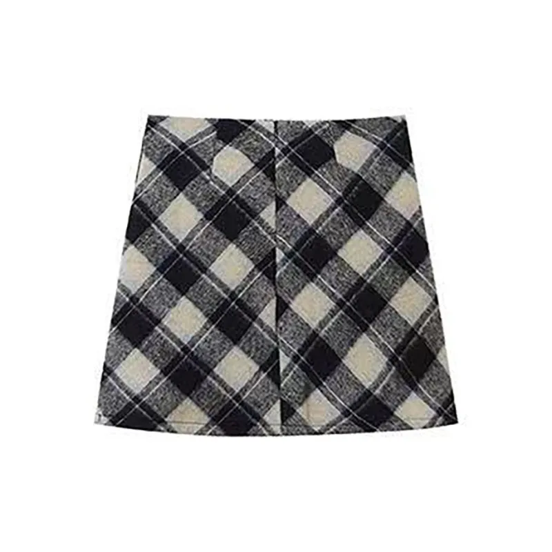 Ya Sheep People Casual Short Skirts Women's Black-6