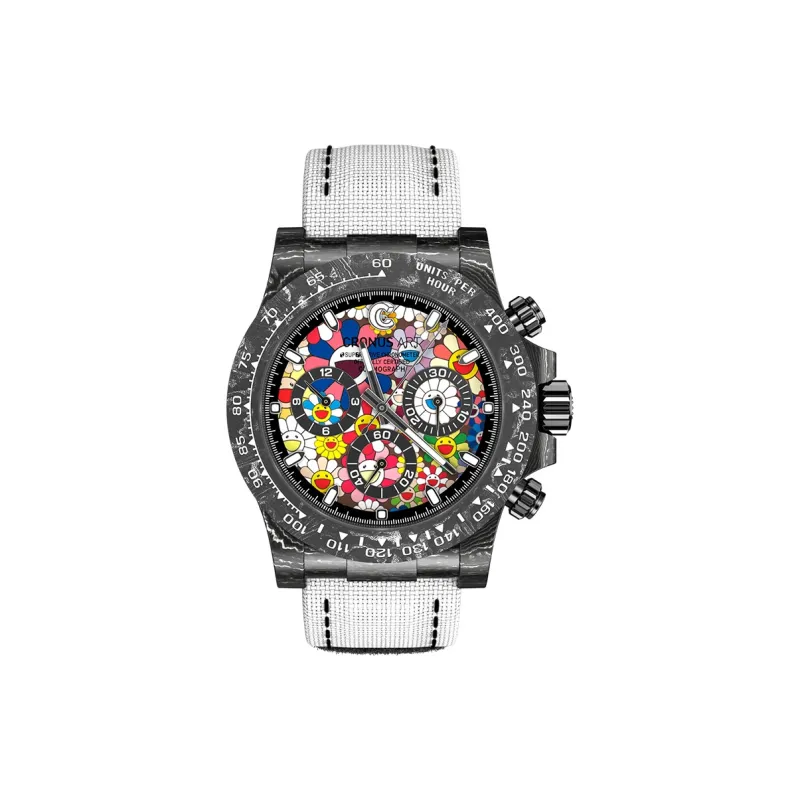CRONUSART Cross Ditan Na Automatic Mechanical Movement Canvas Strap Watch Men's Watches White Dial-11