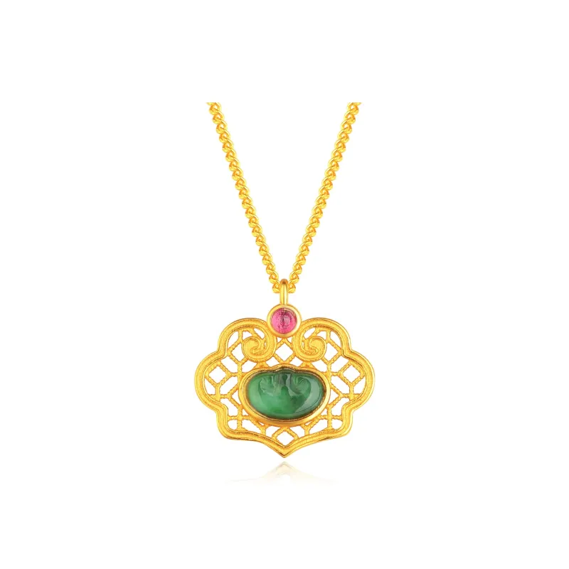 Yu Shangxuan Ice Glutinous Jadeite Necklaces Women's-0
