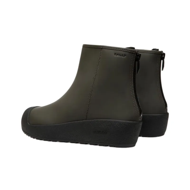 BALLY X Monocle Cubrid Curling Ankle Boots-3