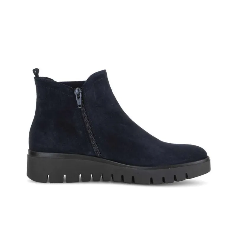 Gabor Comfort Ankle Boots 3.5cm Women's Blue-1