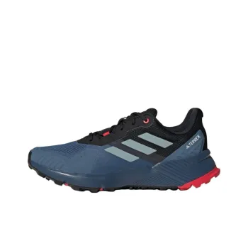Adidas Terre Anti Slip Wear Resistant Low Top Trail Running Running Shoes Men's Blue