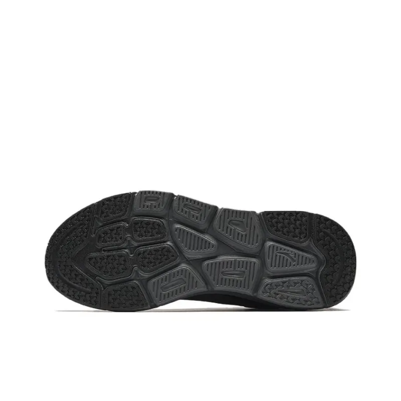 CHAOJIANTA Anti Slip Wear Resistant Low Top Casual Running Shoes Men's Basic Black-4