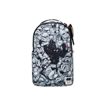 SPRAYGROUND Star Wars Collaboration Artificial Leather Backpack Regular Unisex Silver Gray