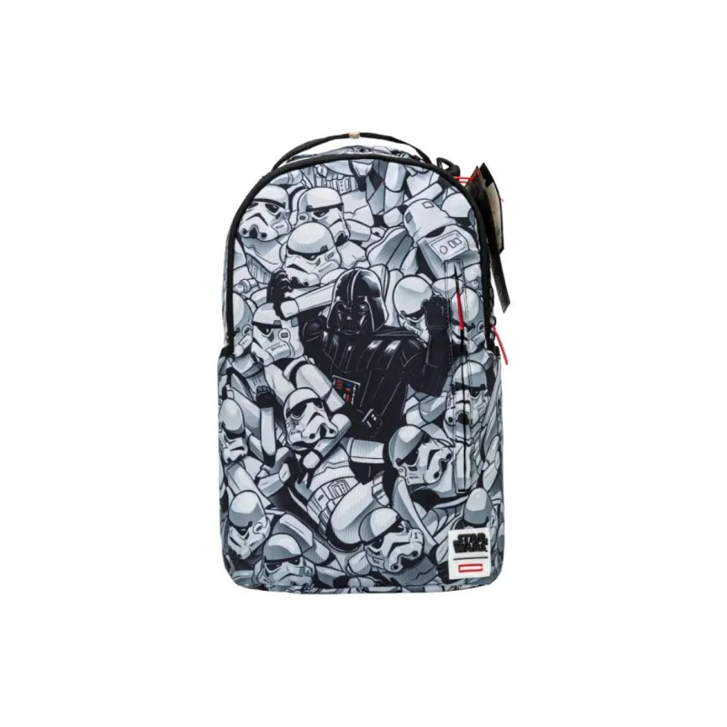 SPRAYGROUND Star Wars Collaboration Artificial Leather Backpack Regular Unisex Silver Gray-0