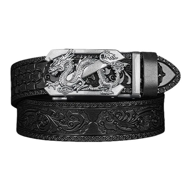 YUZHAOLIN Cow Split Leather Belt, Gift Box Set Unisex 3.4cm-11