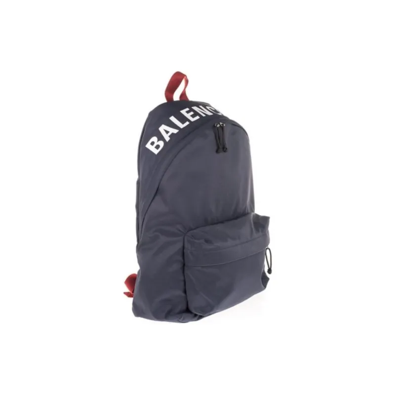 Balenciaga Nylon Backpack Men's Dark Blue-5