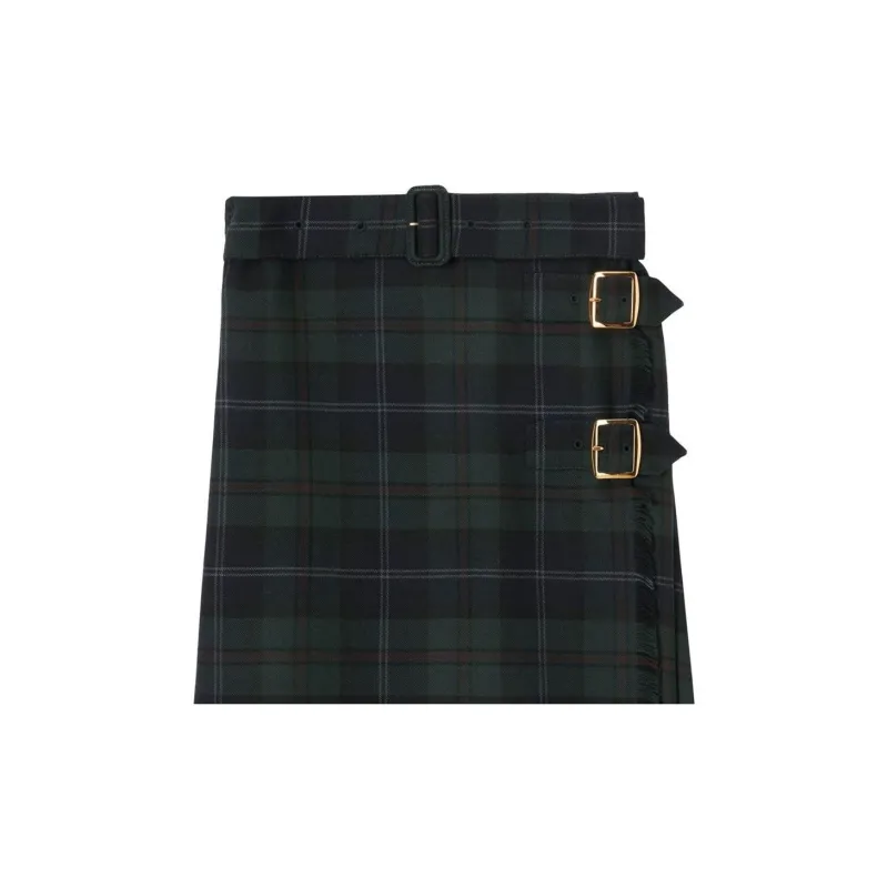 Burberry Casual Long Skirts Women's Dark Green-4