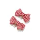 Houndstooth Bowknot Double Clips