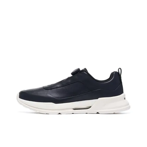 LI NING 1990 Du Xing Lightweight Rebound Low Top Casual Shoes Men's Black
