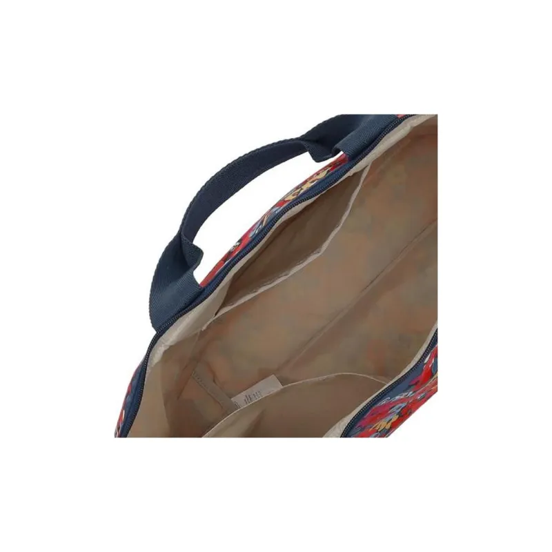 LeSportsac Polyester Tote Bag Shopping Bag Portable Crossbody Bag Shoulder Bag Women's Red & Multicolor-4