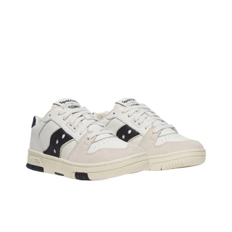 Saucony Abrasion Resistant Low Top Casual Shoes Unisex Beige Black-2