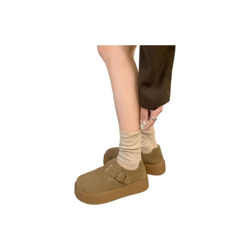 Qiao Anju Home Slippers Chestnut Antelope Brown-6
