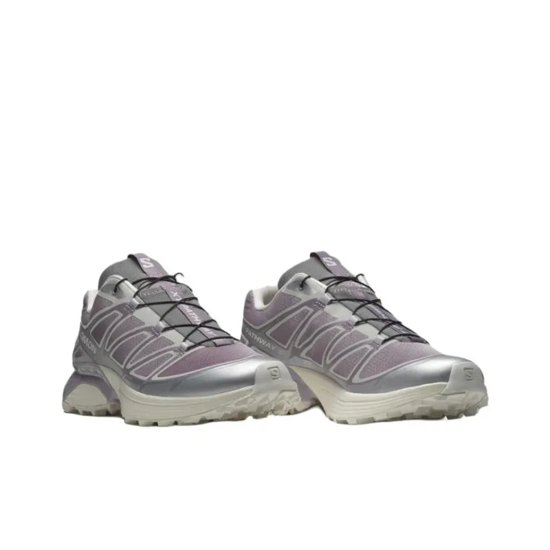 SALOMON XT Pathway Anti Slip Wear Resistant Low Top Casual Running Shoes Unisex Gray-1