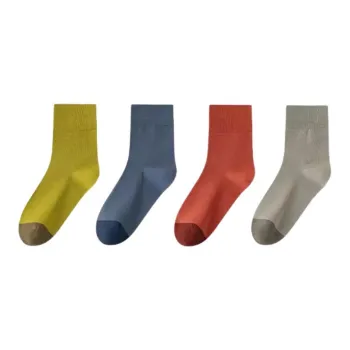 MADALLO Mid Calf Socks Men's 4 Pack