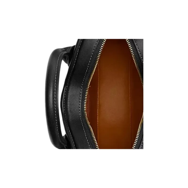 COACH Legacy Glove Tanned Leather Shoulder Bag, Crossbody Bag, Handbag Small Size Women's Black-5