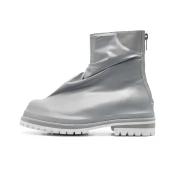424 Pleated Marathon Boot 'Silver'