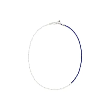 Empress 47 Concept 925 Sterling Silver, Lapis Lazuli Indigo Necklace Unisex
