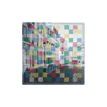 LOUIS VUITTON Lv Vers Damier Silk Bandana