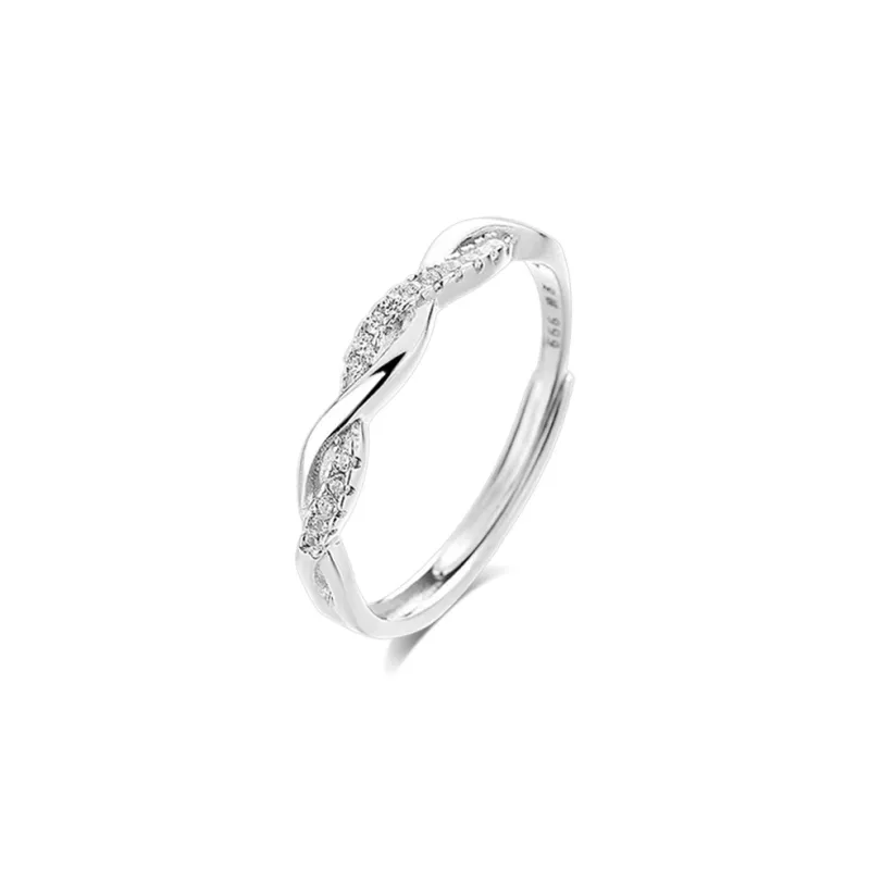 BLANK IN BLANK Sterling Silver Rings Unisex Birthday Anniversary Box-10