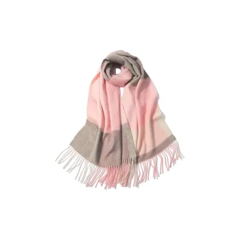 Red Bean 30% Cashmere 70% Wool Knit Scarves Women's
