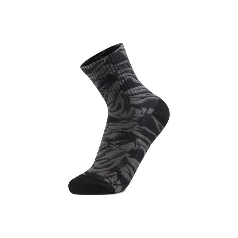 LiNing Mid Calf Socks Unisex 1 Pack Black-0