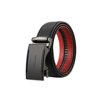 15 MINS Cow Split Leather Leather Belts Men's Width  3.5cm