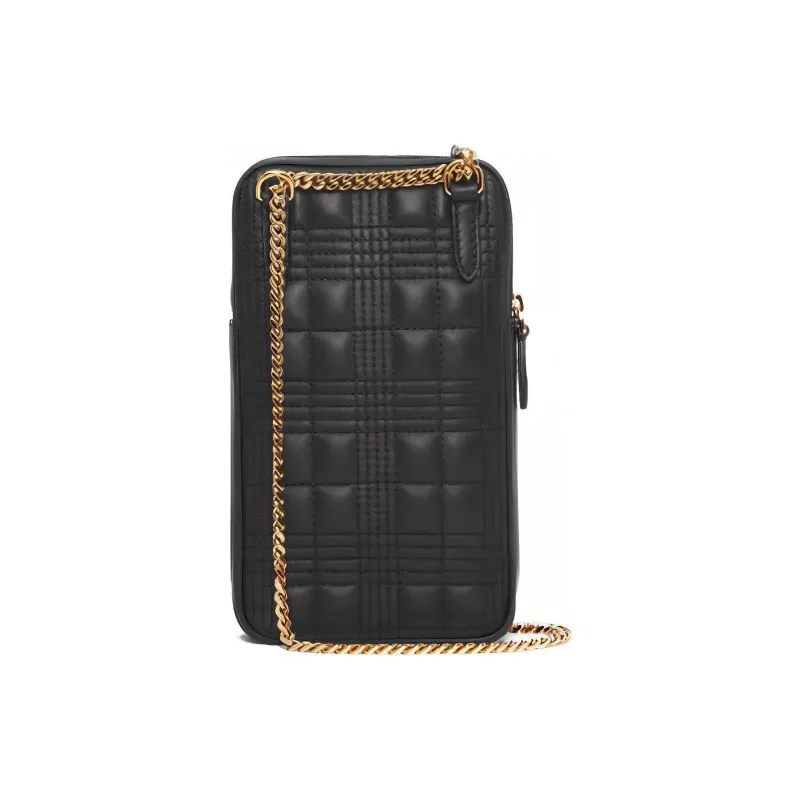 Burberry Lola Lola Bag Lambskin Cell Phone Pouch Shoulder Bag Crossbody Bag Mini Women's Black-3