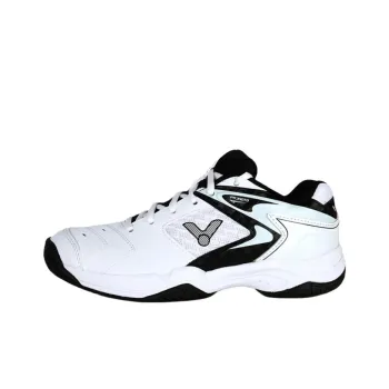 VICTOR 9200TD Anti Slip Wear Resistant Low Top Badminton Shoes Unisex White Black