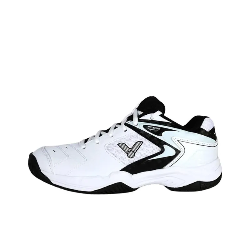 VICTOR 9200TD Anti Slip Wear Resistant Low Top Badminton Shoes Unisex White Black-0