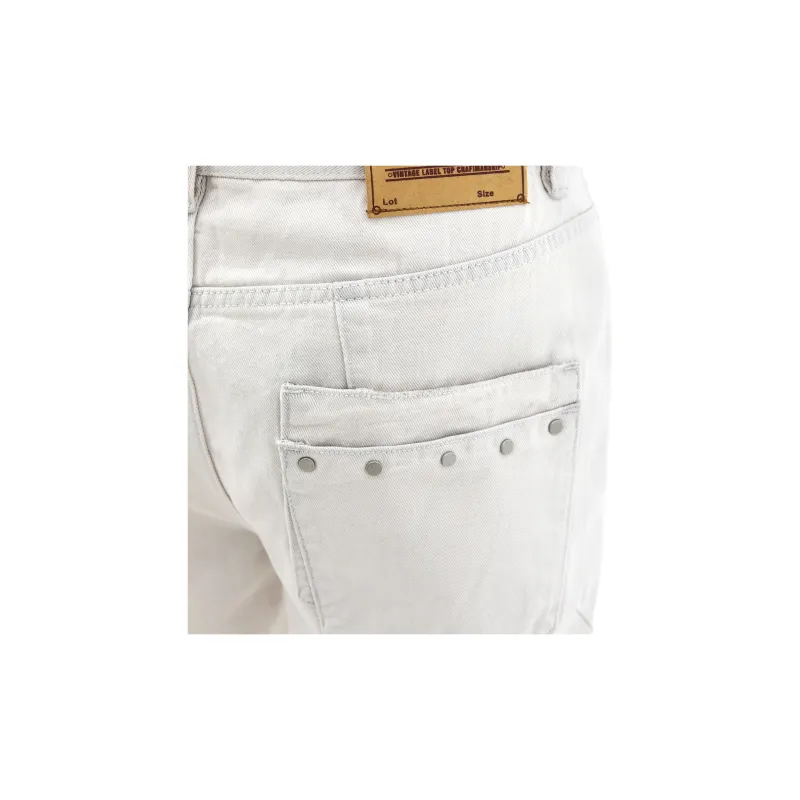 CUWU Jeans Unisex Ecru-5