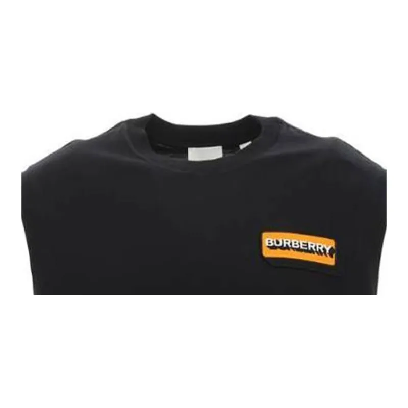 Burberry T Shirts Men Black-4