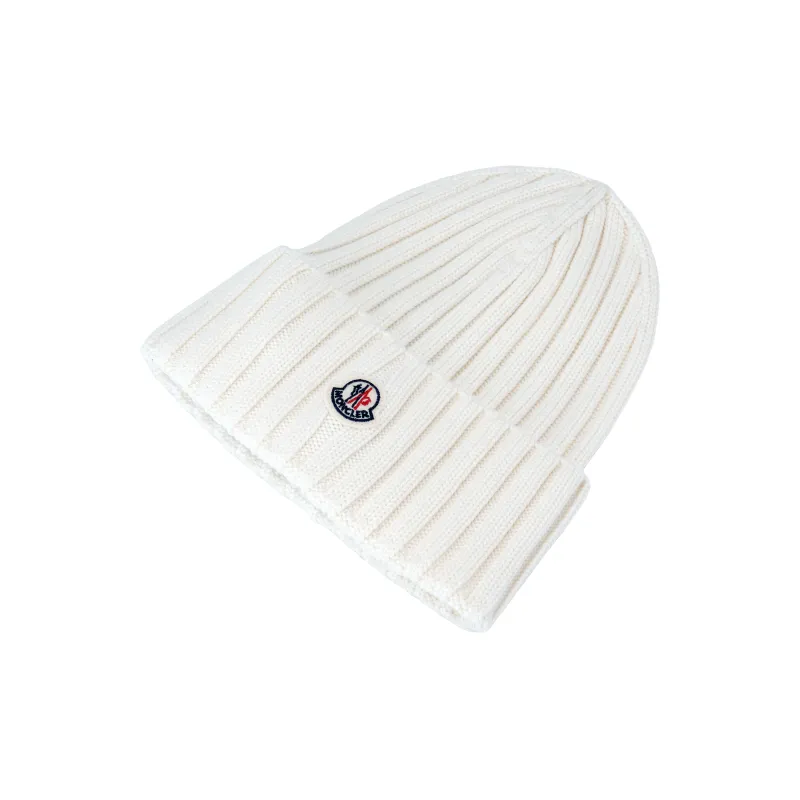 Moncler Ribbed Knit Beanie-1