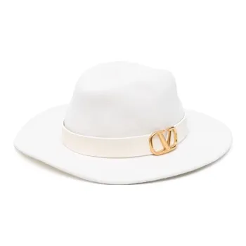 Valentino Leather Hats & Caps Women's White