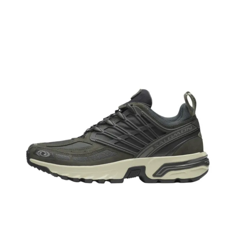 SALOMON ACS PRO Anti Slip Wear Resistant Low Top Casual Shoes Unisex Dark Green-0