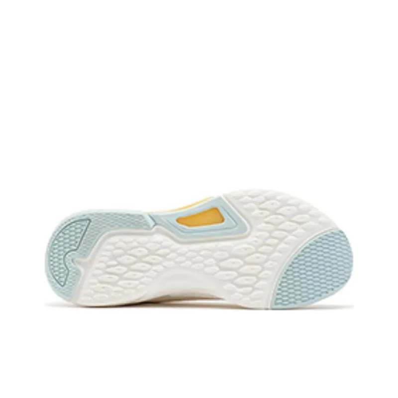 361° Volcano SE Anti Slip And Wear Resistant Breathable Low Top Running Shoes Women's White Yellow-4