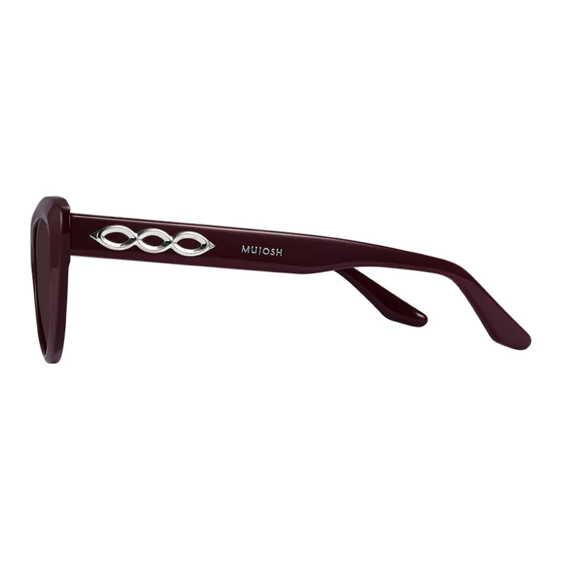 MUJOSH Astral Series Plate Frame Cat Eye Sun Protection, Eye Protection, UV Protection, Polarized Sunglasses Unisex-6