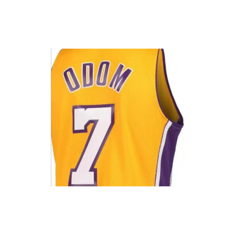 Mitchell Ness Basketball Jerseys Men Yellow-2