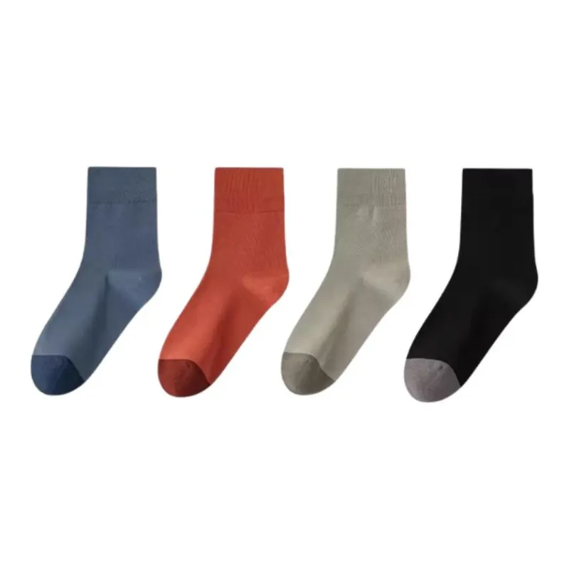 MADALLO Mid Calf Socks Men's 4 Pack-5