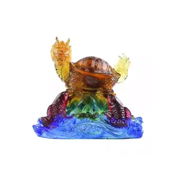 Sweet Kisses Colored Glaze Carved Ornaments Unisex