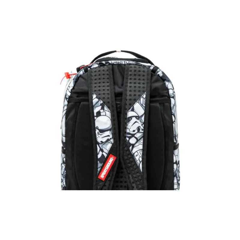 SPRAYGROUND Star Wars Collaboration Artificial Leather Backpack Regular Unisex Silver Gray-4