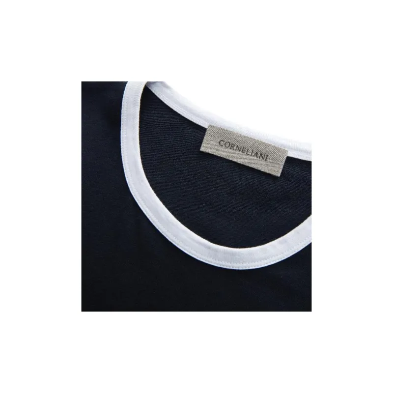 CORNELIANI T Shirt Men's Navy Blue-3