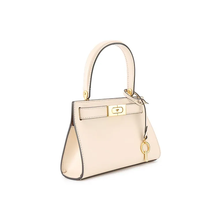 TORY BURCH Lee Radziwill Cow Leather Shoulder Bag Crossbody Bag Handbag Mini Women's Ecru-1