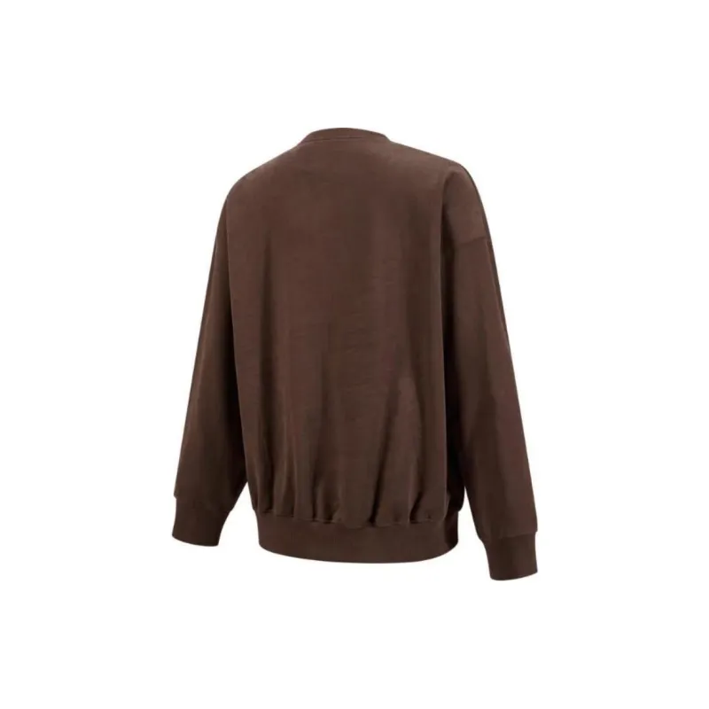 Timberland AF New Box Fit Badge Sweatshirt Unisex Brown-1