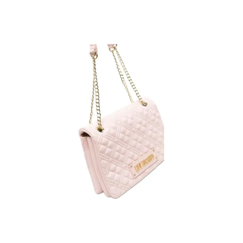 LOVE MOSCHINO Polyurethane Handbag, Shoulder Bag Women's Light Pink-2