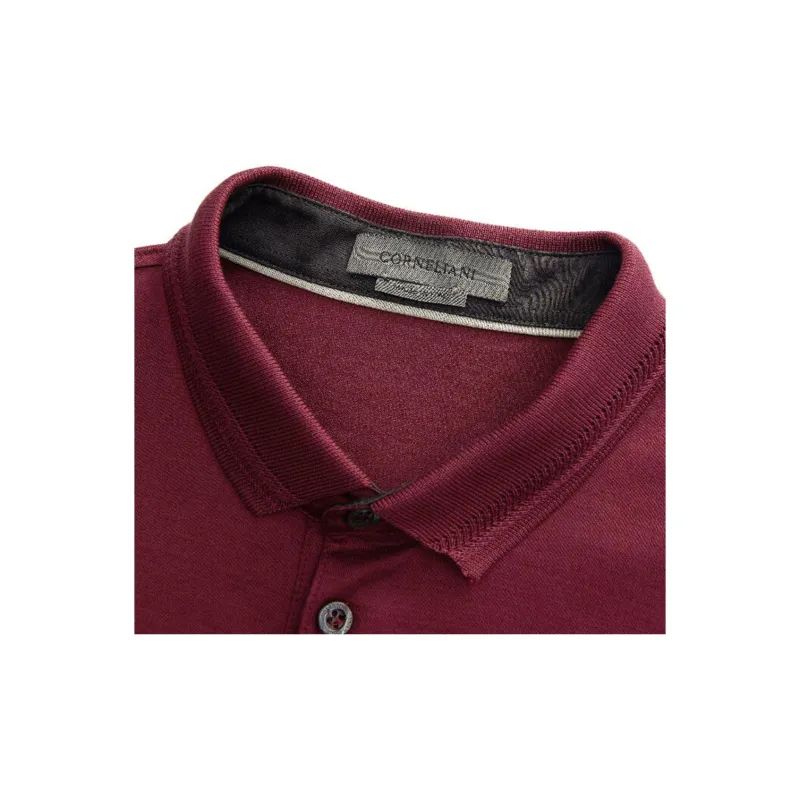 CORNELIANI Polo Shirt Men's Burgundy-5