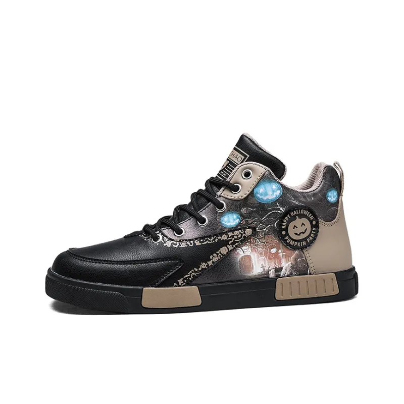 SOURCE Water Resistant Wear Resistant And Balance Coverage High Top Skateboard Shoes Men's-5