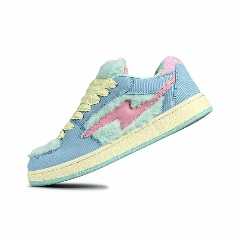 Yalu Low Top Skateboard Shoes Unisex Blue Caterpillar-4