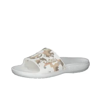 Crocs Classic Shoe White Camouflage Unisex